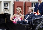 Apeldoorn 1 september 2007
Prins Willem Alexander viert zijn 40e verjaardag op paleis het Loo met Maxima Alexia Ariane en Amalia.