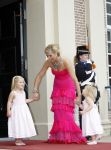 Apeldoorn 1 september 2007
Prins Willem Alexander viert zijn 40e verjaardag op paleis het Loo met Maxima Alexia Ariane en Amalia.m