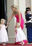 Apeldoorn 1 september 2007
Prins Willem Alexander viert zijn 40e verjaardag op paleis het Loo met Maxima Alexia Ariane en Amalia.