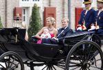 Apeldoorn 1 september 2007
Prins Willem Alexander viert zijn 40e verjaardag op paleis het Loo met Maxima Alexia Ariane en Amalia.