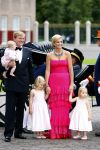Apeldoorn 1 september 2007
Prins Willem Alexander viert zijn 40e verjaardag op paleis het Loo met Maxima Alexia Ariane en Amalia.