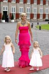 Apeldoorn 1 september 2007
Prins Willem Alexander viert zijn 40e verjaardag op paleis het Loo met Maxima Alexia Ariane en Amalia.m