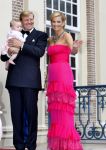 Apeldoorn 1 september 2007
Prins Willem Alexander viert zijn 40e verjaardag op paleis het Loo met Maxima Alexia Ariane en Amalia.