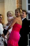 Apeldoorn 1 september 2007
Prins Willem Alexander viert zijn 40e verjaardag op paleis het Loo met Maxima Alexia Ariane en Amalia.