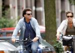 Amsterdam 10 augustus 2007
Menno Buch met zijn vrouw op de fiets in Amsterdam