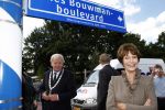 Hilversum 17 augustus 2007
Mies Bouwman bij de presentatie van haar boulevard samen met haar man Leen Timp.