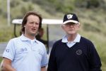 Zandvoort 18 augustus 2007
Pieter v Vollenhoven speelt mee met een charity wedstrijd van de klm open golf een week nadat bij hemin het ziekenhuis stuk huid verwijderd is. Pieter met  Frank Houben jr