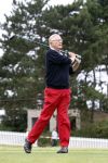 Zandvoort 18 augustus 2007
Pieter v Vollenhoven speelt mee met een charity wedstrijd van de klm open golf een week nadat bij hemin het ziekenhuis stuk huid verwijderd is.