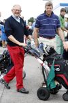 Zandvoort 18 augustus 2007
Pieter v Vollenhoven speelt mee met een charity wedstrijd van de klm open golf een week nadat bij hemin het ziekenhuis stuk huid verwijderd is.