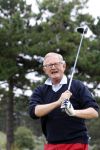 Zandvoort 18 augustus 2007
Pieter v Vollenhoven speelt mee met een charity wedstrijd van de klm open golf een week nadat bij hemin het ziekenhuis stuk huid verwijderd is.