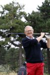 Zandvoort 18 augustus 2007
Pieter v Vollenhoven speelt mee met een charity wedstrijd van de klm open golf een week nadat bij hemin het ziekenhuis stuk huid verwijderd is.