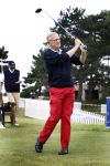 Zandvoort 18 augustus 2007
Pieter v Vollenhoven speelt mee met een charity wedstrijd van de klm open golf een week nadat bij hemin het ziekenhuis stuk huid verwijderd is.