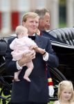 Apeldoorn 1 september 2007
Prins Willem Alexander viert zijn 40e verjaardag op paleis het Loo met Maxima Alexia Ariane en Amalia.
