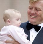 Apeldoorn 1 september 2007
Prins Willem Alexander viert zijn 40e verjaardag op paleis het Loo met Maxima Alexia Ariane en Amalia.