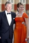 Apeldoorn 1 september 2007
Prins Willem Alexander viert zijn 40e verjaardag op paleis het Loo met Maxima Alexia Ariane en Amalia. Prinses Mathilde en Prins Filip