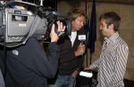 Noordwijk 20 augustus 2007
De spelers van het nederlands elftal verzamelen in hotel huis ter duin voor de oefenwedstrijd tegen zwitserland. Rafael v d Vaart en Hans Kraay jr