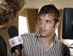 Noordwijk 20 augustus 2007
De spelers van het nederlands elftal verzamelen in hotel huis ter duin voor de oefenwedstrijd tegen zwitserland. Rafael v d Vaart