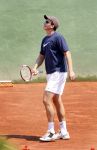 Marbella 14 augustus 2007
Richard Krajicek en zijn zoon Alec aan het tennissen in Marbella.