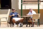 Marbella 14 augustus 2007
Richard Krajicek en zijn zoon Alec aan het tennissen in Marbella.