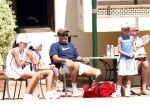 Marbella 14 augustus 2007
Richard Krajicek en zijn zoon Alec aan het tennissen in Marbella.