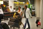 Schiphol 15 augustus 2007
Rob de Nijs en zijn vriendin Henriette komen terug van vakantie in Spanje.
