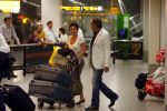 Schiphol 15 augustus 2007
Rob de Nijs en zijn vriendin Henriette komen terug van vakantie in Spanje.