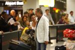 Schiphol 15 augustus 2007
Rob de Nijs en zijn vriendin Henriette komen terug van vakantie in Spanje.