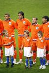 Amsterdam 8 september 2007
kwalificatieduel voor EK tussen Nederland en Bulgarije in de amsterdam arena. Nederland wint met 2-0. Wilfred Bouma Ruud v Nistelrooy Wesley Sneijder en Gioavanni v Bronkhorst