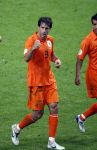 Amsterdam 8 september 2007
kwalificatieduel voor EK tussen Nederland en Bulgarije in de amsterdam arena. Nederland wint met 2-0. Ruud v Nistelrooy blij na doelpunt