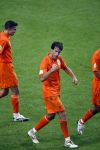 Amsterdam 8 september 2007
kwalificatieduel voor EK tussen Nederland en Bulgarije in de amsterdam arena. Nederland wint met 2-0. Ruud v Nistelrooy blij na doelpunt