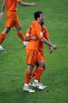 Amsterdam 8 september 2007
kwalificatieduel voor EK tussen Nederland en Bulgarije in de amsterdam arena. Nederland wint met 2-0. Ruud v Nistelrooy blij na doelpunt