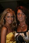 Noordwijk, 1 September 2007 Jacky Fair met o.a. modeshow van Danie Bles.
Sylvie v d Vaart ( Sylvie Meis ) met haar schoonmoeder