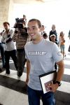 Noordwijk 20 augustus 2007
De spelers van het nederlands elftal verzamelen in hotel huis ter duin voor de oefenwedstrijd tegen zwitserland. Wesley Sneijder