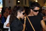 Ibiza 5 september 2007
Jan Smit en zijn vriendin Yolanthe Cabau v Kasbergen vertrekken teru naar Nederland na de begrafenis van haar vader.