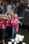 Amsterdam 1 augustus 2009
Boris v d Ham van D66 op boot tijdens gay pride.
Pteer Smulders bv