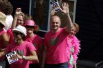 Amsterdam 1 augustus 2009
Boris v d Ham van D66 op boot tijdens gay pride.
Pteer Smulders bv
