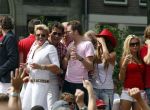 Amsterdam 1 augustus 2009
Caroline Tensen met vriend Peter Gallas en Jamai en Quinty Trustfull op boot tijdens Gay pride. Leco v Zadelhoff
Peter Smulders bv
