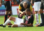 Rotterdam, 20 September 2009
Kompetitiewedstrijd Feyenoord-PSV, eindstand 1-3 Seizoen 2009/2010
Blessurebehandeling Danny Koevermans door fysiotherapeut Cees v d Linden