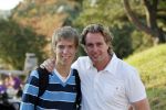 Zandvoort 19 augustus 2009
Edwin Smulders samen met zijn jongere broer Junior Smulders op Golfbaan De Kennemer
