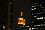 New York 8 september 2009
Prinses Maxima en Prins Willem Alexander in empire state building . Met een druk op de knop kleurde de empire state building oranje.
Peter Smulders bv