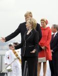 New York 8 september 2009
Prins Willem Alexander Prinses Maxima Michael Bloomberg (Burgemeester NY) en Hillary Clinton op vliegdekschip Intrepid. Welkomst ceremonieel van NYC 400.
Peter Smulders bv