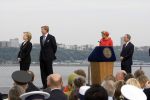 New York 8 september 2009
Prins Willem Alexander Prinses Maxima Michael Bloomberg (Burgemeester NY) en Hillary Clinton op vliegdekschip Intrepid. Welkomst ceremonieel van NYC 400.
Peter Smulders bv
