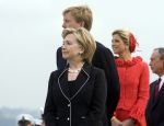 New York 8 september 2009
Prins Willem Alexander Prinses Maxima Michael Bloomberg (Burgemeester NY) en Hillary Clinton op vliegdekschip Intrepid. Welkomst ceremonieel van NYC 400.
Peter Smulders bv