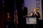 New York 11 september 2009
Prins Willem Alexander en prinses Maxima bij uitreiking Four freedom awards in het Waldorf Astoria hotel. Hillary Clinton krijgt de four freedoms award
Peter Smulders bv