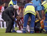 Eindhoven, 23 Augustus 2009
UEFA Europa League PSV-FC Bnei-Yehuda Tel-Aviv, eindstand 1-0
Jonathan Reis geblesseerd