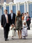 Apeldoorn 20 september 2009
Doop Pieter v Vollenhoven, zoon van Prins Pieter Christiaan en prinses Anita op paleis het Loo. Ook zijn zus Emma is aanwezig. Prinses Mabel Wisse Smit met Prins Friso en hun kinderen Luana en Zaria
Peter Smulders bv