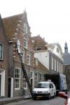 Monnickendam 21 augustus 2009
Marc Klein Essink  bij zijn nieuwe huis. De verhuiswagen staat voor de deur.
Peter Smulders bv