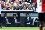 Rotterdam, 20 September 2009
Kompetitiewedstrijd Feyenoord-PSV, eindstand 1-3 Seizoen 2009/2010
Marion Been en zijn tecnische staf Leon Vlemmings en Bas v Noordwijk