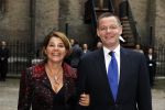 Den Haag 15 september 2009
Prinsjesdag op het binnenhof met alle hoedjes. Marja v Bijsterveldt met man
Peter Smulders bv