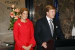 New York 8 september 2009
Prinses Maxima en Prins Willem Alexander in empire state building . Met een druk op de knop kleurde de empire state building oranje.
Peter Smulders bv